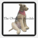 Suche nach airedale aufkleber Hund