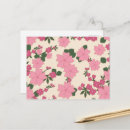 Suche nach rosa blumenmuster postkarten Für sie