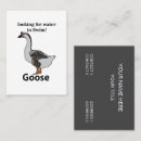 Suche nach gans visitenkarten Gänse