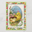 Suche nach ostern küken einladungen Vintag