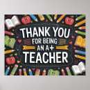 Suche nach danke lehrer poster Würdigung der lehrer