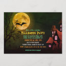 Suche nach spuk haus halloween einladungen Vollmond