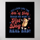 Suche nach der hotdog poster Patriotisch