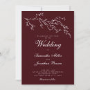 Suche nach burgunder hochzeit einladungen Kalligrafie