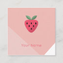 Suche nach strawberry visitenkarten Einfach