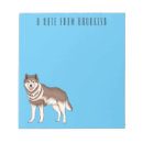 Suche nach sibirischer husky notizblock Hund