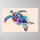 Suche nach hawaii schildkröten poster Blau