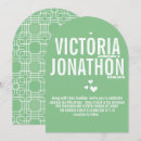 Suche nach geometrische muster einladungen Frühjahrshochzeit