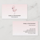 Suche nach niedlicher flamingo visitenkarten Tier