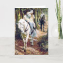 Suche nach ritter auf pferd postkarten Wald