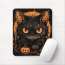 Suche nach halloween mond mousepads Schwarze katze
