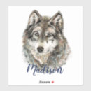 Suche nach grauer wolf aufkleber Tierwelt