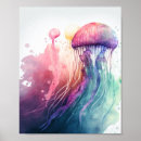 Suche nach jellyfish poster Aquarell
