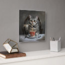 Suche nach vintage cat poster Malerei