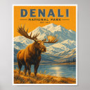 Suche nach denali nationalpark poster Elch