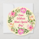 Suche nach rosa muttertag einladungen Aquarellblüte