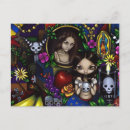 Suche nach dia de muertos postkarten Fantasie