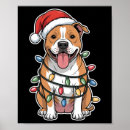 Suche nach american staffordshire terrier poster Weihnachten
