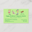 Suche nach glückliche kinder visitenkarten Kinderbetreuung