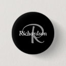 Suche nach monogramm buttons Schwarz weiß