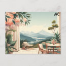 Suche nach blaue mit haus postkarten Retro