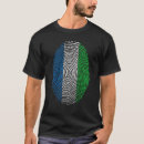 Suche nach flagge sierra leone tshirts Fingerabdruck