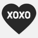 Suche nach umarmungen und küsse aufkleber Xoxo