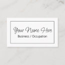 Suche nach elegante kalligraphie visitenkarten Minimal