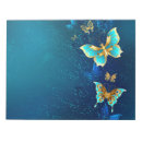 Suche nach blaue schmetterlinge notizblock Gold