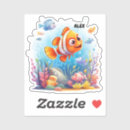 Suche nach clownfisch aufkleber Wasser