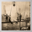 Suche nach mittagessen poster Eisenarbeiter