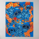 Suche nach orange schädel kunst Dia de los muertos