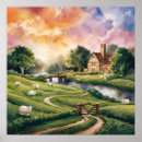 Suche nach englische landschaft poster Aquarellmalerei