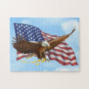 Suche nach weißkopfseeadler puzzle Amerikanische flagge