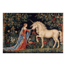 Suche nach dame einhorn poster Tapisserie