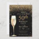 Suche nach champagne birthday party einladungen Gold