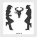 Suche nach cowgirl aufkleber Silhouette