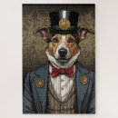 Suche nach roter hut puzzle Hund