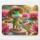 Suche nach frosch im teich mousepads Niedlich