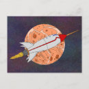 Suche nach rakete postkarten Planet