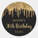 Suche nach glücklicher 30 geburtstag aufkleber Gold