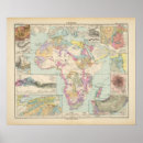 Suche nach karte von afrika poster Lithographiert