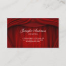 Suche nach vorhänger visitenkarten Bühne