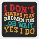 Suche nach badminton aufkleber Schläger