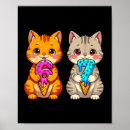 Suche nach kawaii katze poster Lustig