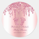 Suche nach rosa babyfüße aufkleber Babyparty