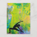 Suche nach yoga pose postkarten Abstrakt