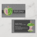 Suche nach grüner apfel visitenkarten Teacher