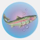Suche nach forellen aufkleber Wasser