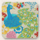 Suche nach bunte vögel untersetzer Pfau